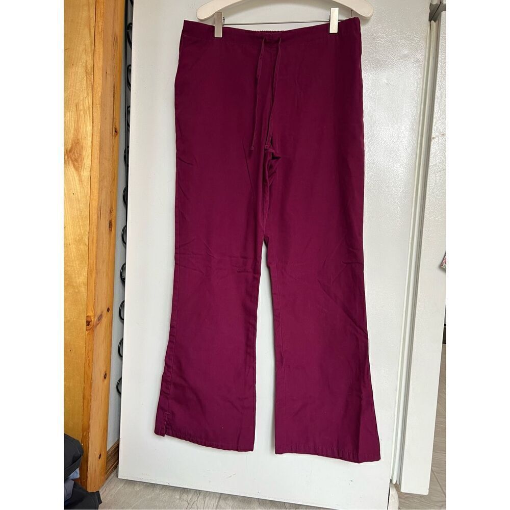 Cherokee Workwear Wine Scrub Pants Woman’s XS
